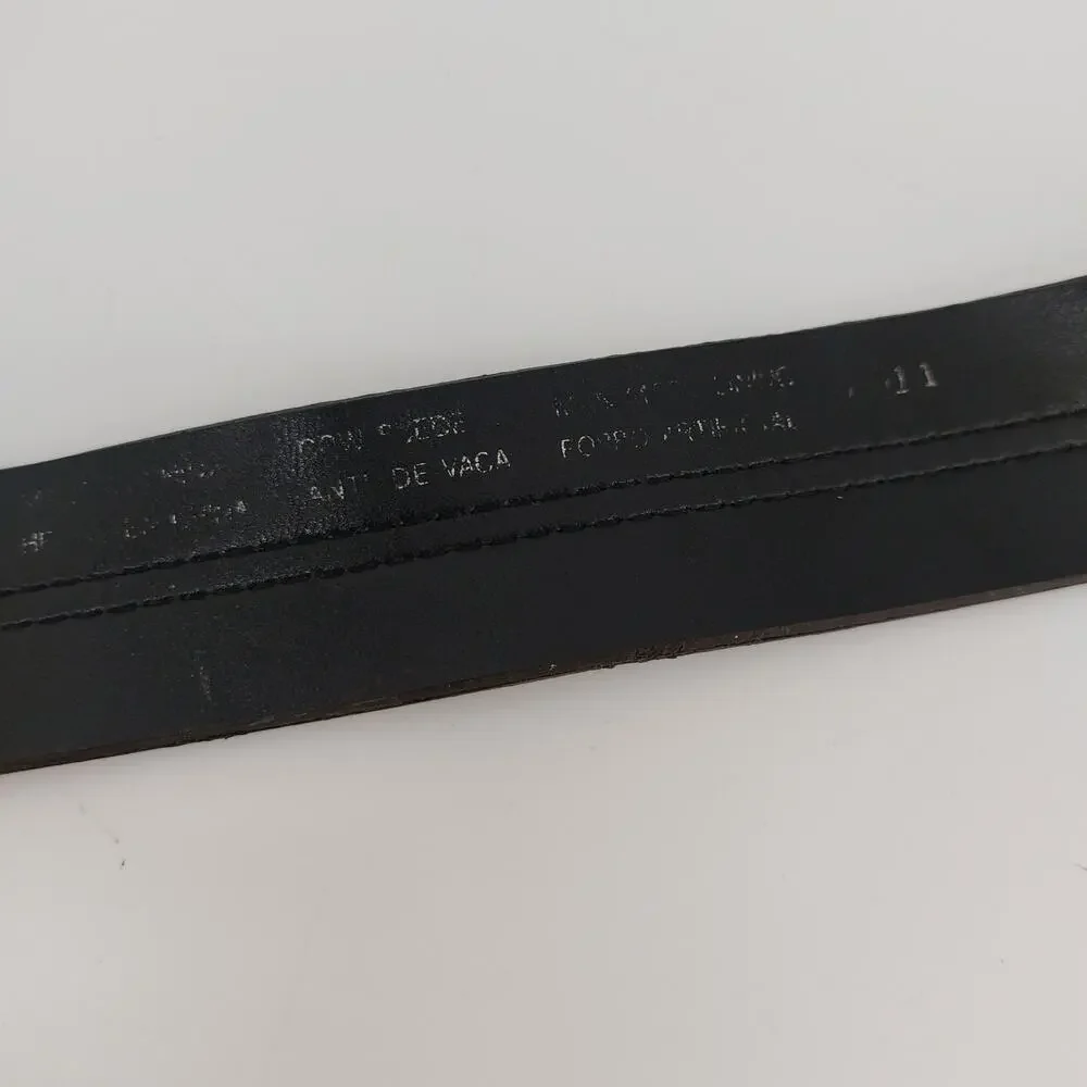 Arizona Jean Womens Belt Medium Two Tone Brown Black Suede Y2K